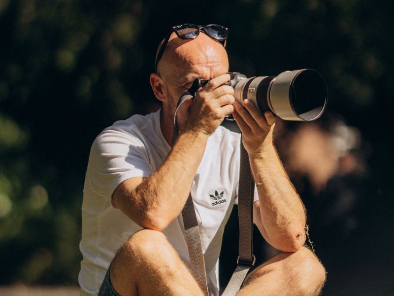 Sports photography in action