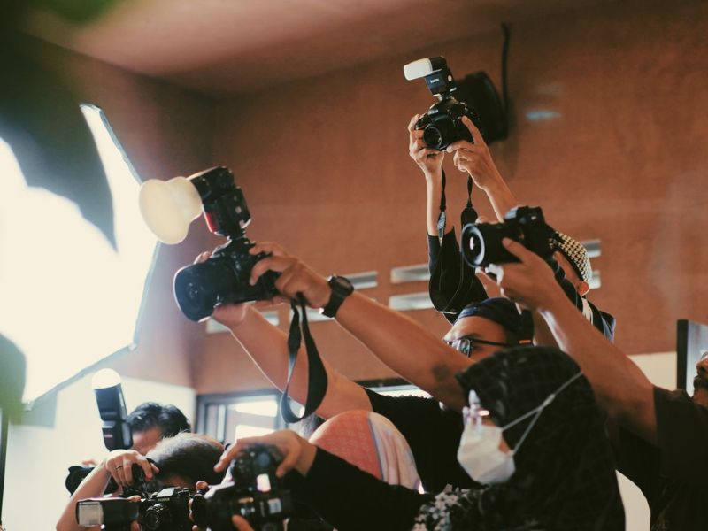 Flash lighting setup for events photography