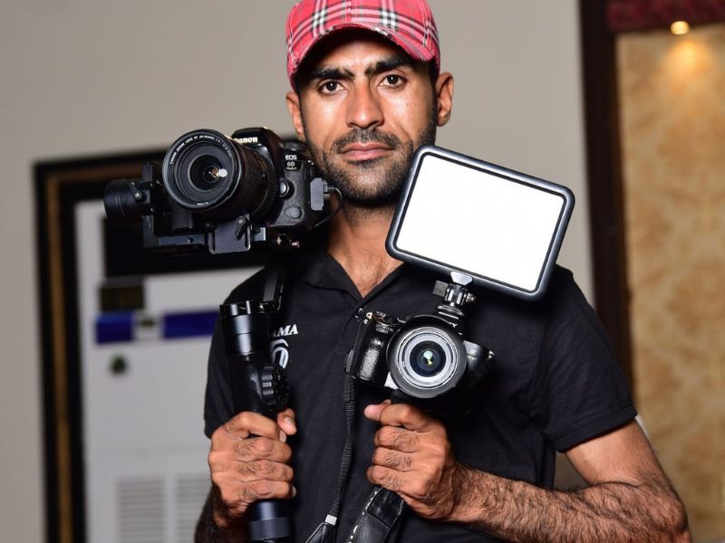 Video and LED lighting for content creation