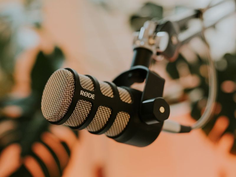 Microphone for vlogging and podcasting