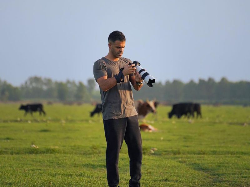 Telephoto lens for wildlife photography
