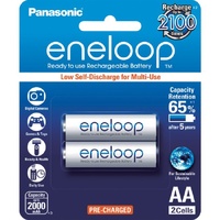 Eneloop AA 2 pk 2000mAh Rechargeable Batteries