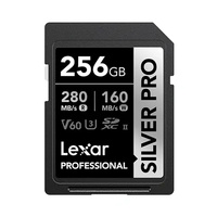Lexar Pro 256GB 280Mbs SDXC Silver PRO Card V60 UHS-II