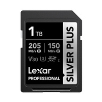 Lexar Pro 1TB 205Mbs SDXC Silver PLUS Card V30 UHS-I