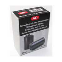 AP PLASTIC FILM 35MM CASSETTES BULK PACK OF 20