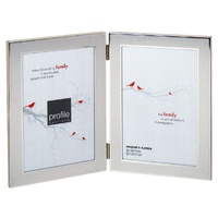Profile Metal Eternal Silver 4x6 V/Double Frame
