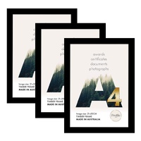 Profile Frame Certificate Black A4