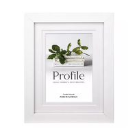Profile Deluxe White Timber Photo Frame 4x6" (10x15cm)