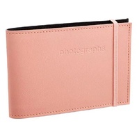 Profile Citi Leather Dusty Rose Slip In 4x6" Album - 52 Photos