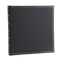 Henzo Champagne Black Photo Album, 35x35cm, 70 White Pages