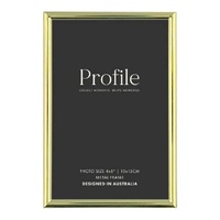 Profile Habitat Brass Photo Frame - 4x6"
