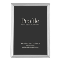Profile Habitat Silver Photo Frame - 2.5x3.5"