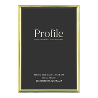 Profile Habitat Brass Photo Frame - 3.5x5"