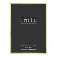 Profile Habitat Brass Photo Frame - 2x 5x7"