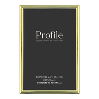 Profile Habitat Brass Photo Frame - 3x 4x6"