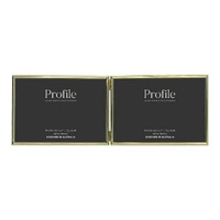 Profile Habitat Brass Photo Frame - 2x 5x7"