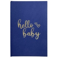 Profile Hello Baby Navy Blue 300 4x6 Photos Slip In Photo Album