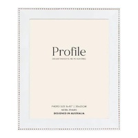 Profile Noble White Gold 8x10" Photo Frame
