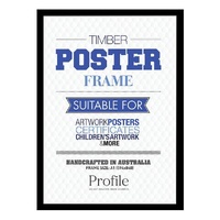 Profile Poster A1 Frame - Black