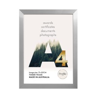 Profile Frame Certificate Silver A4