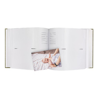 Profile Linen Duck Egg Green Photo Album - 200 photos