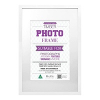 Profile Poster 20x30" Frame for 16x24" Photo - White