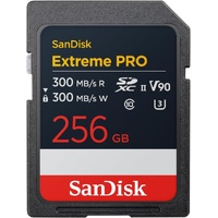 SanDisk Extreme PRO 256GB SDXC UHS-II Card 300Mbs V90