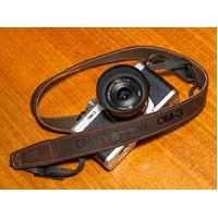 Lucky Camera Strap Leather Black for OM-3