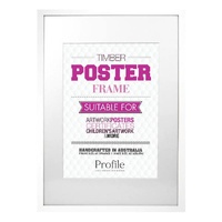 Profile Poster A1/A2 Frame - White