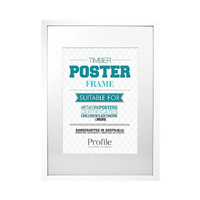 Profile 045 White Picture Frame A3/A4