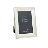Profile Romance Silver Beaded  Metal 4x6' frame