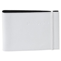 Profile Citi Leather White 5x7 60 Photos  Slip In Album