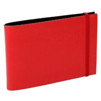 Profile Citi Leather Red 5x7 60 Photos Slip In Album