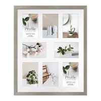 Profile Deluxe Stone Ash 16x20" Frame - 8x 4x6" Photos