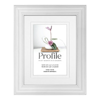Profile Hawthorne White 6x8" Frame - 4x6" Opening