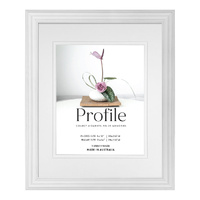 Profile Hawthorne White 11x14" Frame - 8x10" Opening