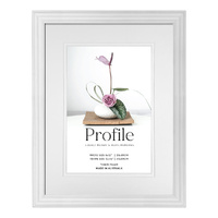 Profile Hawthorne White 12x16" Frame - 8x12" Opening
