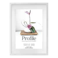 Profile Hawthorne White 16x22" Frame - 12x18" Opening