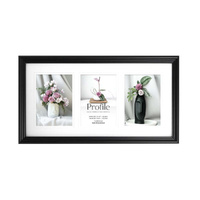 Profile Hawthorne Black Timber Photo Frame 8x16/4x6 (3)