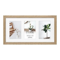 Profile Deluxe Victorian Ash 20x40cm Photo Frame - 3x 10x15cm Photos