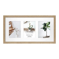 Profile Victorian Ash 25x50 cm Photo Frame - 3x 13x18cm Photos