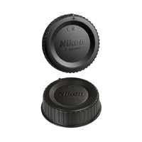 Nikon F Mount Body Cap and Back Cap Set