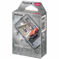 Fuji Instax Mini Instant Film 10 Shot - Stone Grey Frame