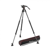 Manfrotto 635 Fast Single Tripod Kit - Carbon Fibre with Nitrotech 612