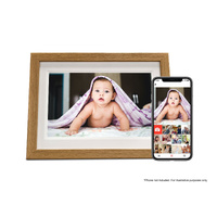 FireFly Frameo 10.1" DigiFrame 10.1Ó/Wifi/OAK WOOD Micro SD Slot/32GB Memory