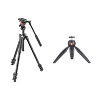 Manfrotto MK290LTA3 Video Bundle with PIXI II Mini Tripod