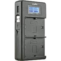 Jupio USB Charger 2x Slots w/LCD - Panasonic Lumix DMW-BLF19