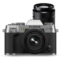 Fujifilm X-T50 + XC 35mm F2 & XC 50-230mm Twin Kit - Silver