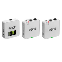 Rode Wireless GO III DUAL RX/TX with Built in Mic (2xTransmitters) - White