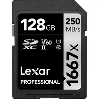 Lexar Pro 256GB TYPE B CF Express Card SILVER SERIES 1750MBS